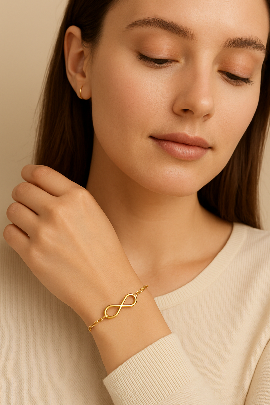 zovorza jewels Gold Plated Infinitey Pendant