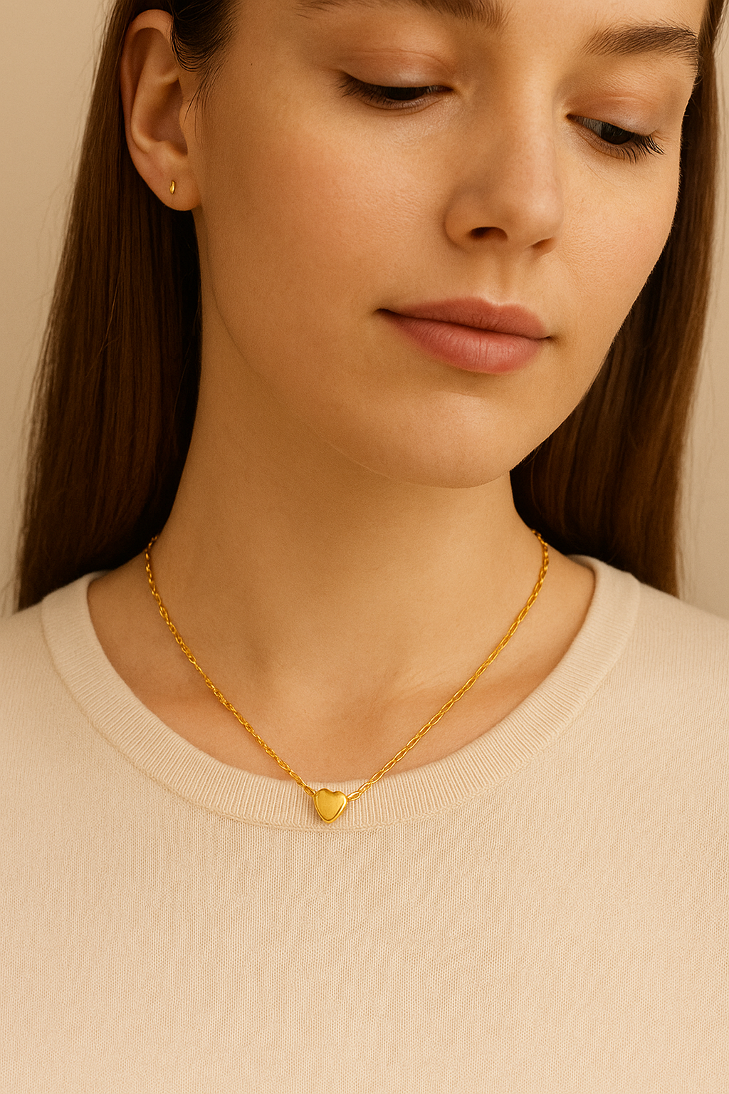 zovora jewels Brasslet heart Chain Gold-plated Bracelet